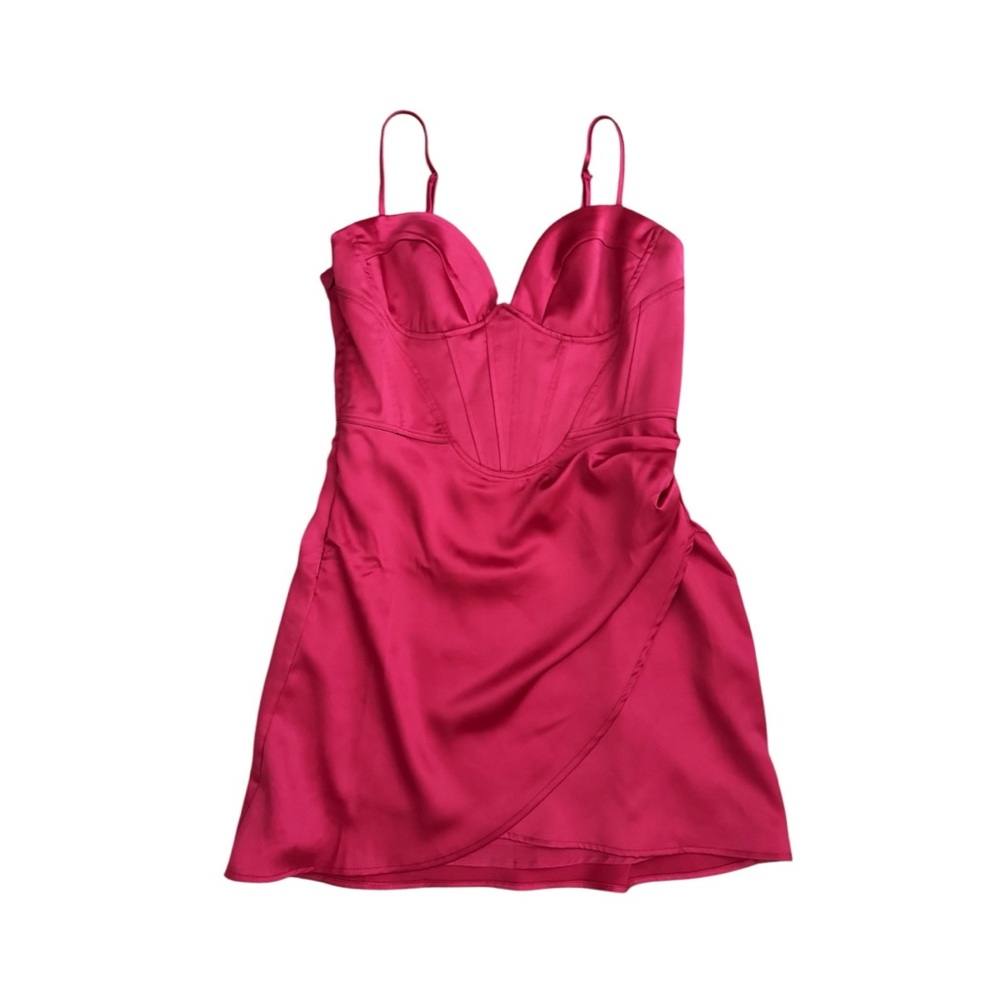 Corset Satin Slip Dress